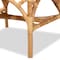 Baxton Studio Delta Modern and Contemporary Natural Finished Rattan Armchair 185-11881-Zoro - alternate 8